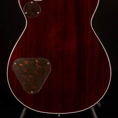 Gretsch G6134TFM-NH Nigel Hendroff Signature Penguin 2022 - Dark Cherry Metallic Flame image 4