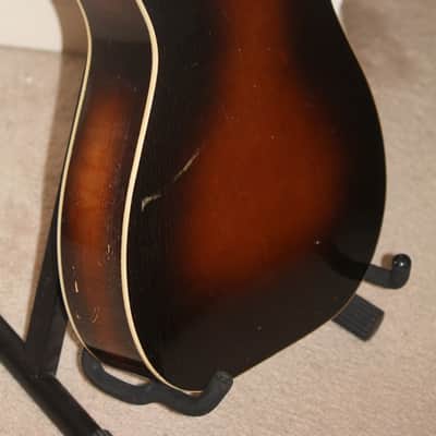 1930s -70s vintage USA Dobro resonator slide guitar nice square neck National with case image 15