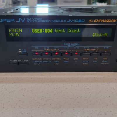 Roland JV-1080 64-Voice Synthesizer Module 1994 - 2001 - Black