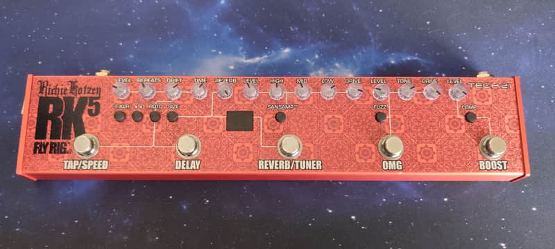 Tech 21 Richie Kotzen RK5 V2 Signature Fly Rig 2019 - Red image 1