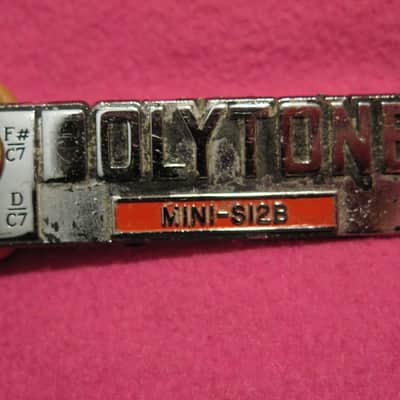 vintage Polytone metal logo for MINI-s12B mini-brute S12L baby brute amp amplifier image 4
