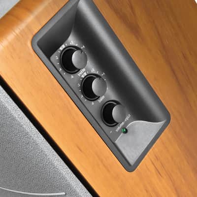 Audio-Technica AT-LPWN40WN Fully Manual Belt-Drive Walnut Turntable Turntable Package with Edifier RT1280DBs Bluetooth Speakers image 11