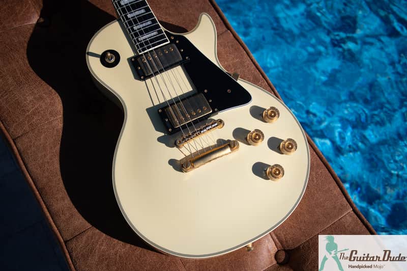 1992 Burny RLC-65 - 60's Style Les Paul Custom w Long | Reverb Belgium