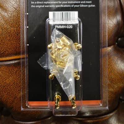 Gibson PMMH-020 Deluxe Green Key Tuner Set (Vintage Gold) image 2