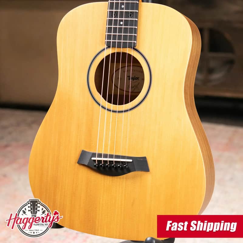 Taylor BT1e Baby Taylor Acoustic/Electric Guitar with Gig Bag image 1