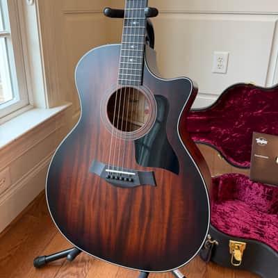 2021 Taylor 324ce Grand Auditorium V-Class Bracing - Shaded Edge Burst image 3