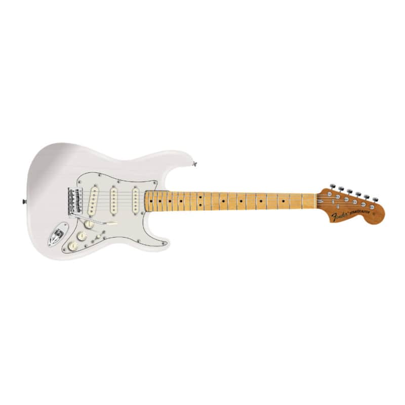 Fender Limited Edition American Vintage II '73 Stratocaster with Maple Fingerboard (Olympic White) image 1