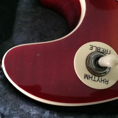 Samick Artist Series Double Cutaway  Cherry Flame image 10