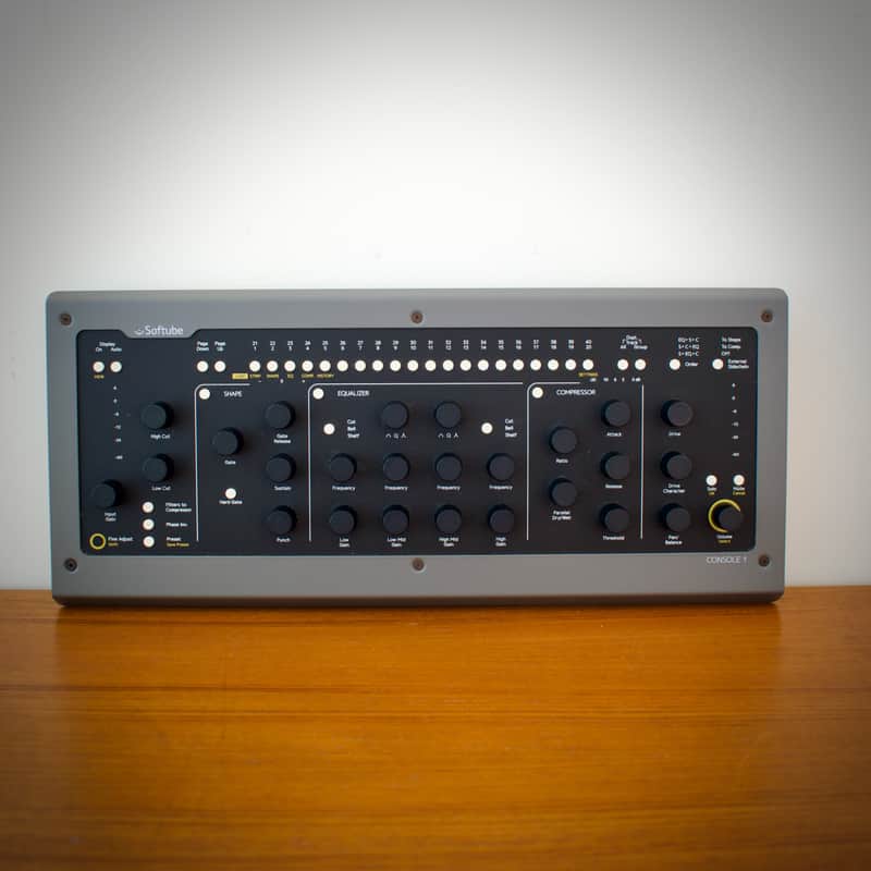 2010s Softube Console 1 MKII Hardware/Software Mixer Black/Grey