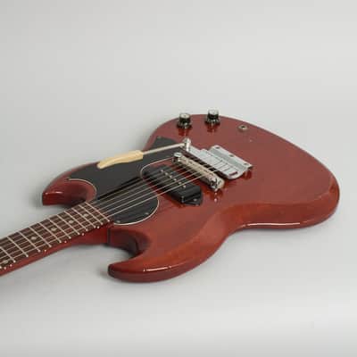 Gibson  SG Junior Solid Body Electric Guitar (1965), ser. #519368, black hard shell case. image 7