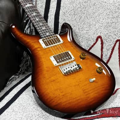2024 Paul Reed Smith PRS Wild West Guitars 2023 Special Run CE 24 Painted Black Neck 57/08 Pickups Violin Amber Sunburst 7.85 LBS image 6