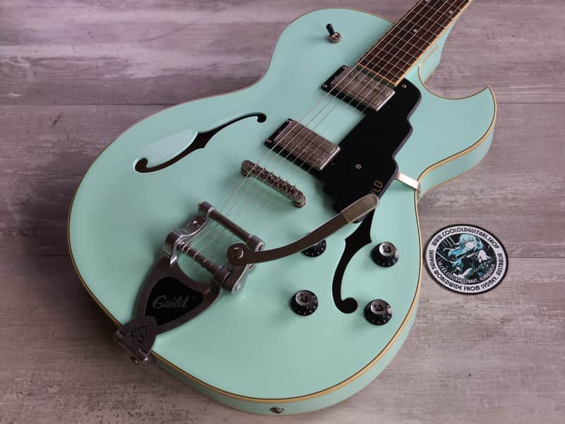 Guild Starfire 1 SC GVT Vibrato Semi Hollowbody (Seafoam Green