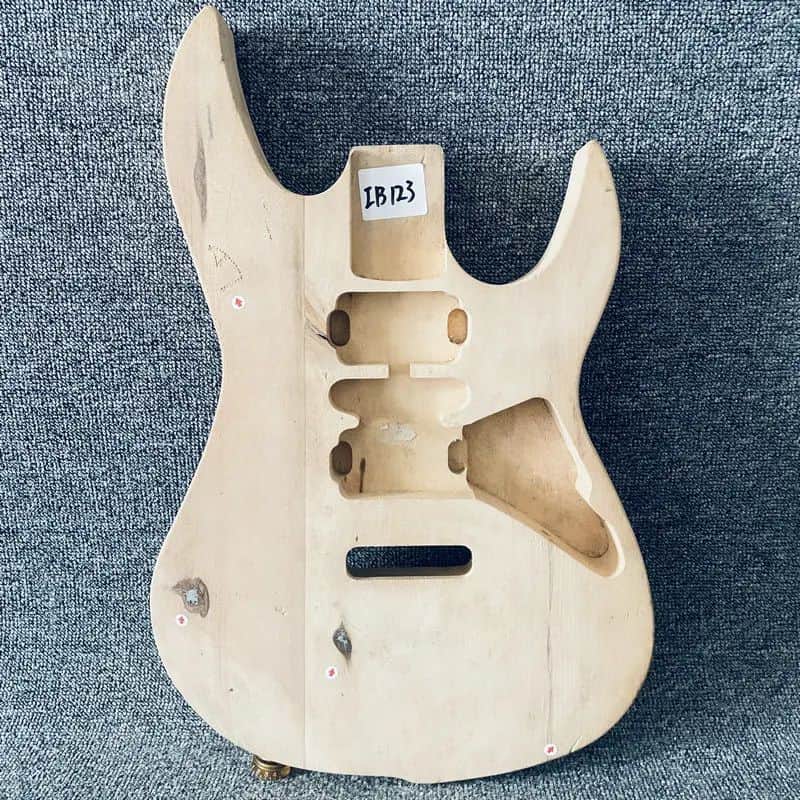 DIY Project Guitar Body Blank with HSH Routing in Natural Basswood image 1
