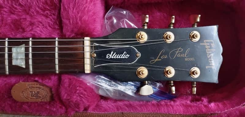 Gibson Les Paul Studio 2001 - wine sunburst red flame maple image 1