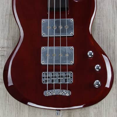 Warwick Jack Bruce Signature Fretless 4-String Bass Burgundy Red High Polish image 3