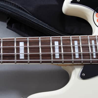 2004 Fender Japan CIJ JB75-90US ’75 Reissue Jazz Bass Vintage White USA Pickups image 5