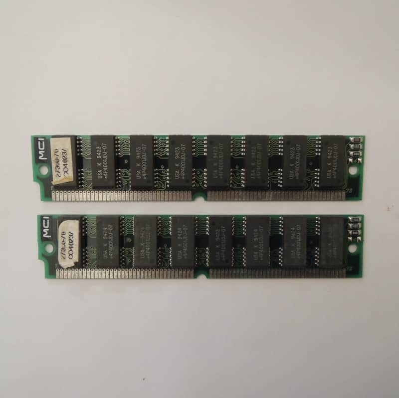SIMM lot 2 pcs 4 MB RAM 8MB Memory PSR Yamaha Ensoniq EMU AKAI Kurzweil sampler image 1