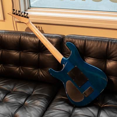 Carvin JB200C Jason Becker Deep Blue Flame Electric guitar image 6