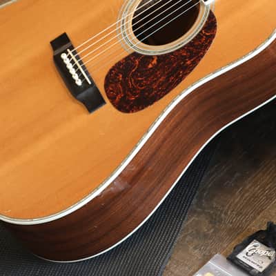 2002 Martin Standard Series D-41 Dreadnought Acoustic Guitar Natural + OHSC image 6