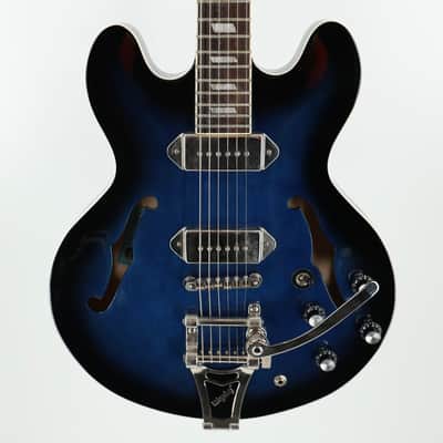 Epiphone Gary Clark Jr. Signature "Blak & Blu" Casino with Bigsby Vibrato w/Case image 3