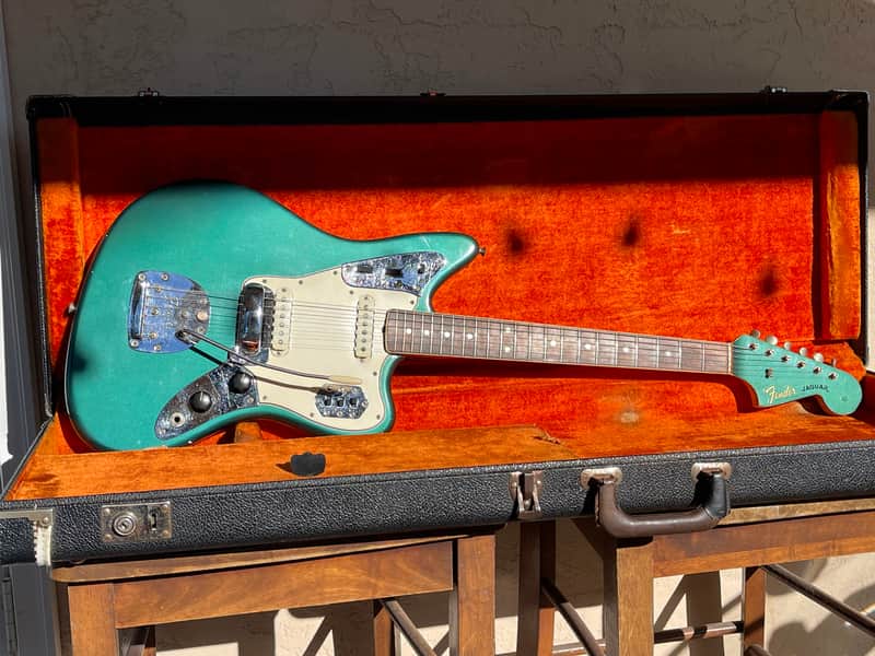 Rare! John Frusciante! Fender Jaguar 1965 - Ocean Turquoise