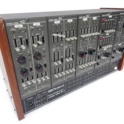 Roland SYSTEM-100M D Set  Vintage Analog Modular Synthesizer w/ 181 CV Keyboard & DIN Connectors image 5