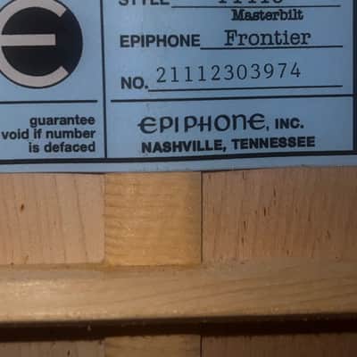Epiphone Masterbilt Frontier 2020 image 10