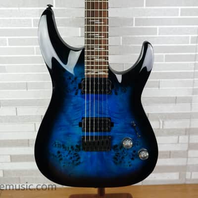 Schecter Omen Elite-6 - See-Thru Blue Burst image 1