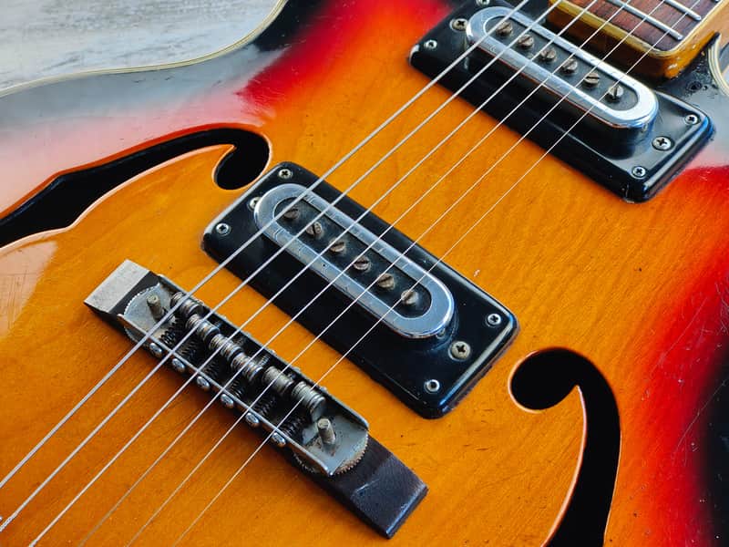 1960's Greco Japan EG-135 Hollowbody Electric Guitar (Sunburst