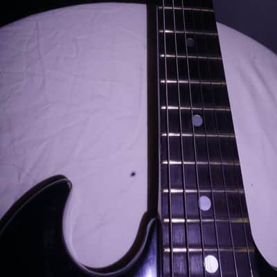 Vintage Black Lyle SG style electric guitar image 11