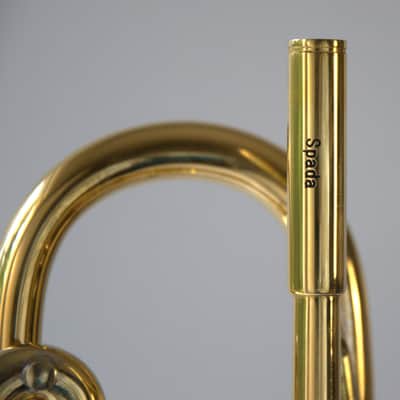 VERY RARE SPECIMEN BACH SPADA STRADIVARIUS EL Eb TRUMPET GOLD PLATED CONVERSION 236 image 16