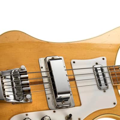 Rickenbacker 4001 Mapleglo / Checkerboard Binding (Pre-Owned, 1973, VG+) #ME 2174 image 4