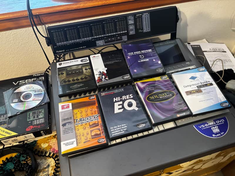 Roland VS-2480DVD LOADED 3x VS8F-3 w ALL PLUGINS 120GB SSD VS8F-2 Meter Bridge image 1