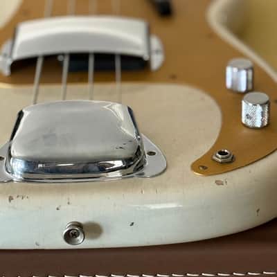 Fender Custom Shop '59 Precision Bass 2025 - Relic Aged White Blonde image 23