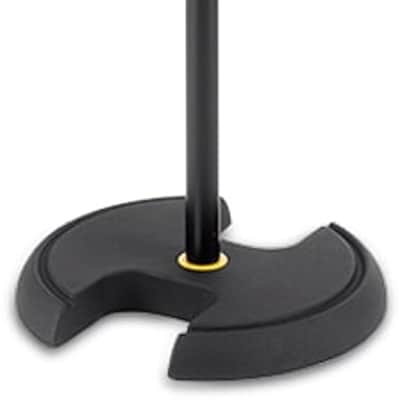 Hercules Quick Turn "H" Base Straight Microphone (Mic) Stand - MS202B image 2