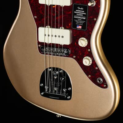 Fender American Professional Classic Jazzmaster Rosewood Fingerboard Faded Firemist Gold (778) image 1