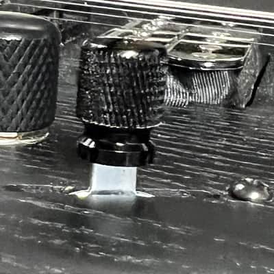 Kinnatone Black Downturned knurled 3 or 5 way Blade style Switch Tip Knob For Strat or Tele Charvel,Jackson,PRS, Ibanez and more image 6