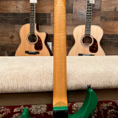 Robin Medley Standard IV 1991 w/ Gig Bag - Rio Grande Pickups, Ash Body, Floyd Rose, Green, Made in USA, Medley Standard Four image 7
