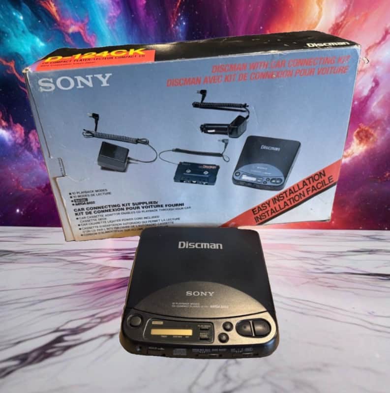 Sony Discman D-121 Portable CD Player – Complete in Box (CIB) – Serviced Rare🎶 image 1