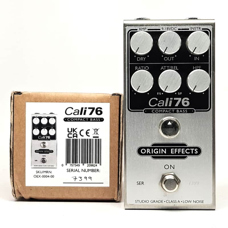 used Origin Effects Cali76 Compact Bass, Very Good Condition with Box image 1