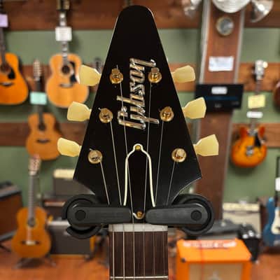 2022 Gibson Custom Shop '58 Korina Flying V Reissue Natural with Black Pickguard image 18