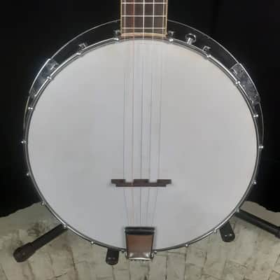 1970s Unbranded 5-String Banjo Made in Japan with Gig Bag image 3