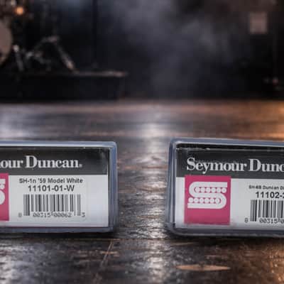 Seymour Duncan Distortion SH-6 Bridge SH-2 Jazz Neck Humbucker Pickup Set White image 3