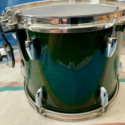 Pearl 12’’x9’’ Pearl masters custom maple shell 1996 - Emerald mist image 5
