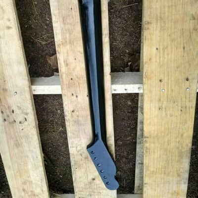 MODERN BLACK T GUITAR NECK REPLACEMENT DIY FITS OEM image 9