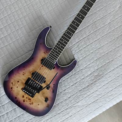 2020 ESP LTD M-1000 - Purple Natural Burst w/POLISHED FRETS/OHSC image 2