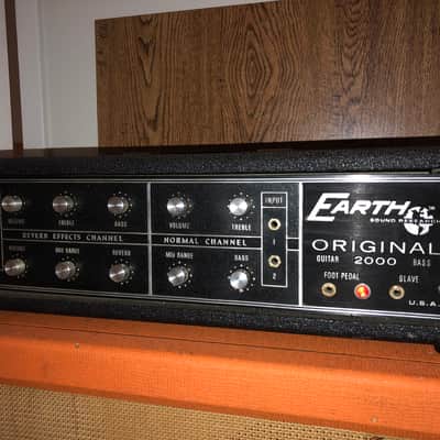 Earth Sound Research Original 2000 Guitar & Bass Amp 1970’s Black image 1