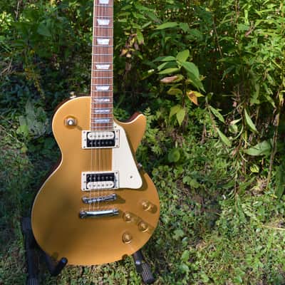 2018 Epiphone Les Paul Traditonal PRO III, 60's Goldtop w/Coil Splitting and New Cosmetic mods, New Set-Up & New Garry Brown Hardshell Case image 4