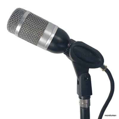AKG D17 1958 Vintage Dynamic Microphone. Case. Adapter Cable. Clip image 3
