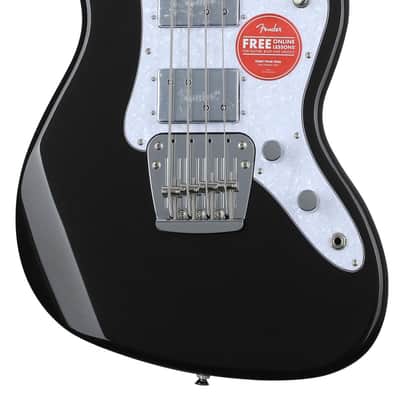 Squier Paranormal Rascal Bass HH - Metallic Black image 1
